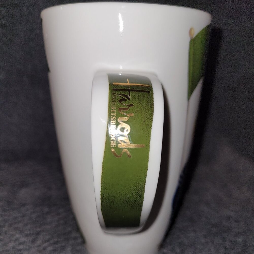 Harrods Knightsbridge Mug, Teddy Bear in uniform on both sides Tall 6" - Picture 6 of 8